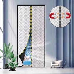Winter cotton door curtain, thickened, household insulation, windproof partition curtain, cold proof self-priming door curtain