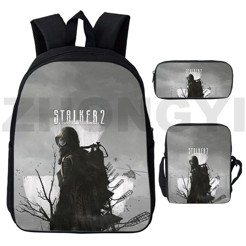 Fashion S.T.A.L.K.E.R. 2 Heart of 3D Backpacks Harajuku Teens Women Mochila Shooting Stalker 2 Student Outdoor Sport School Bag