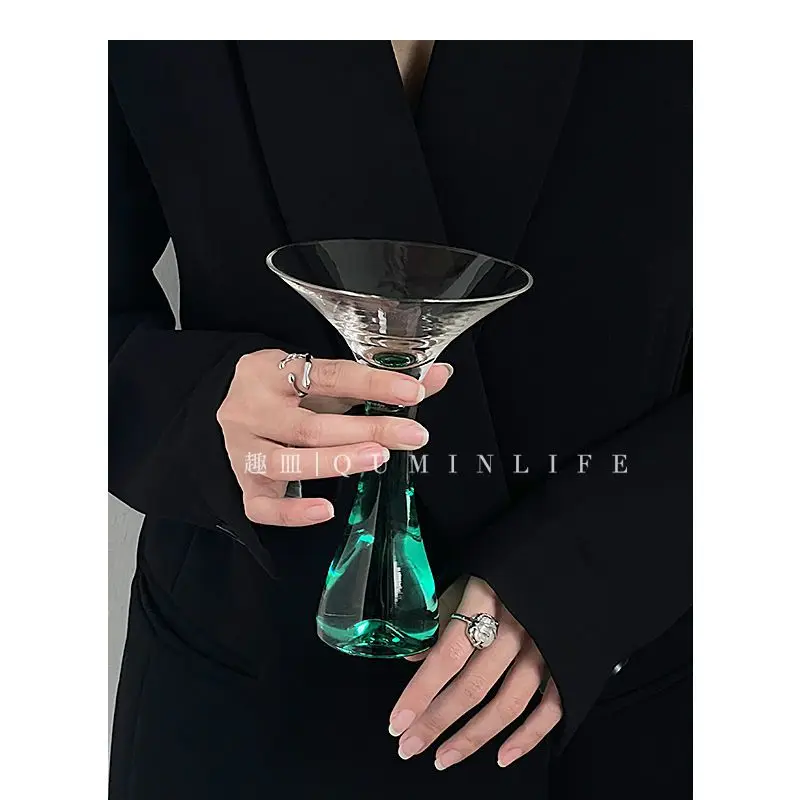 1pcs 140ml Green Mushroom Shape Luxury Creativity Ceramics Drinking Drinkware Wine Jchampagne Glass Glassware Gifts Water Cups