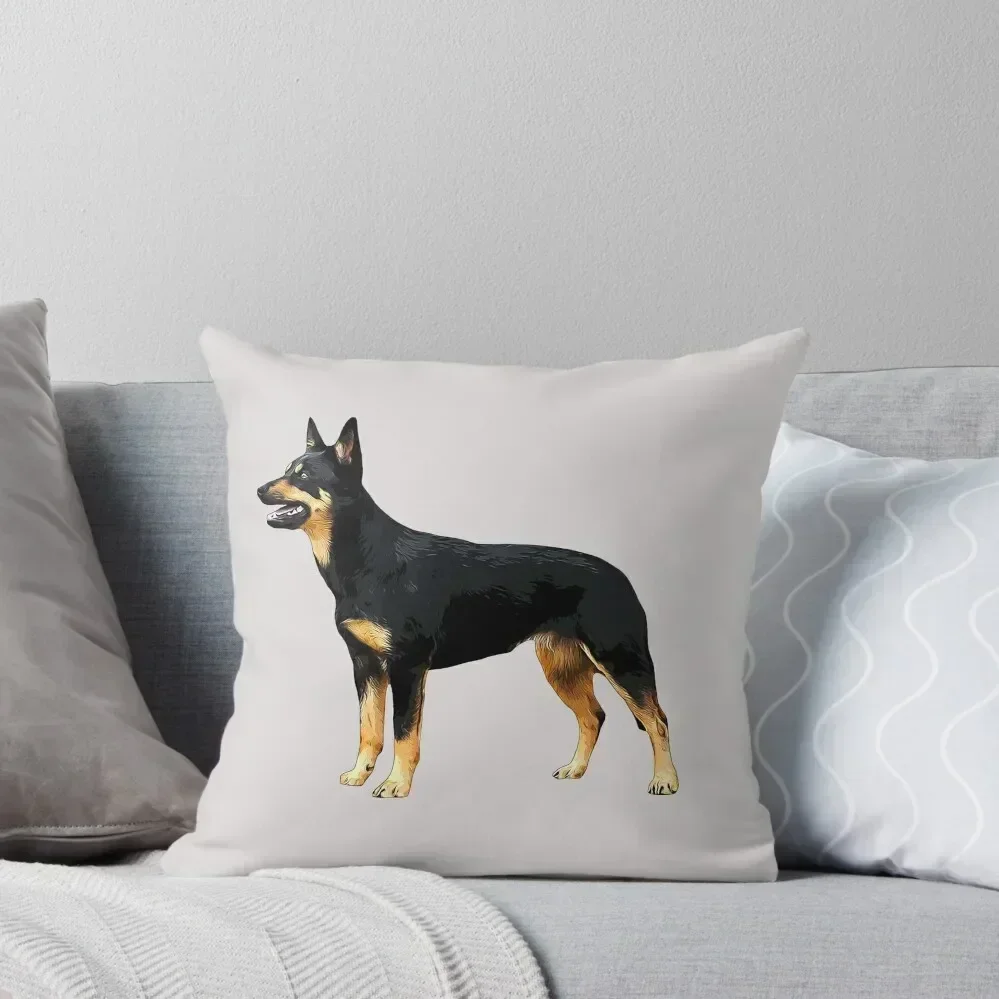

Kelpie- Australian Black and Tan Kelpie Throw Pillow Sofa Cushions Covers Sofa Cushion Cover Decorative Sofa Cushion pillow