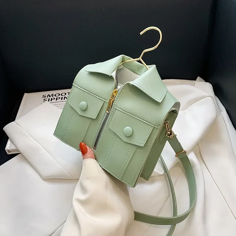 2024 Summer New Three-Dimensional Jacket Sling Bag in a Jacket Loy Trendy Grace Casual Crossbody Small Square Bag