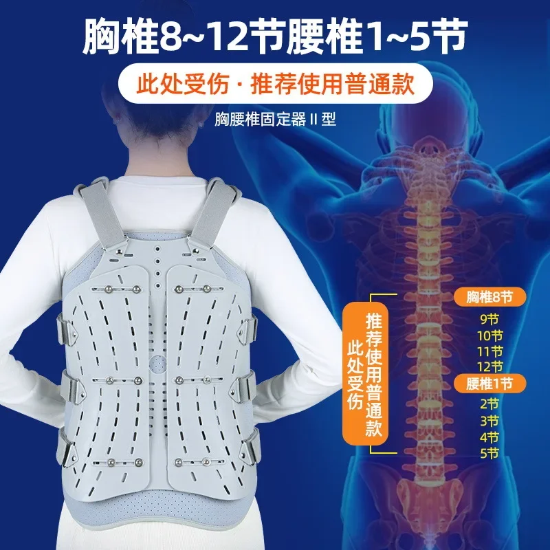 Customizable Thoracolumbar Fixation Braces Spinal Rehabilitation