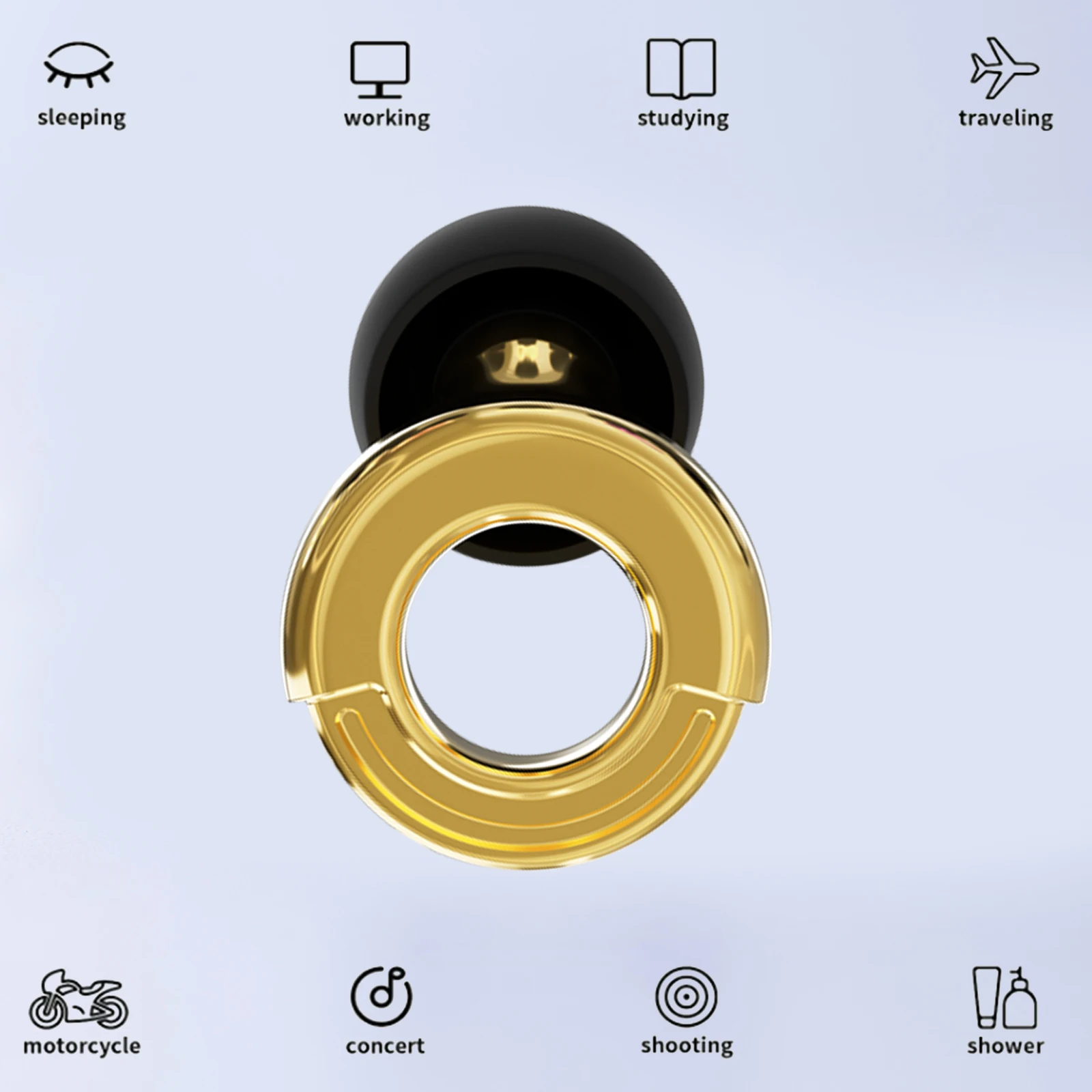 Ear Plugs – Everyday Noise Relief with Clear Speech for Social Gatherings, Work & Noise Sensitivity - Noise Reduction Earplugs