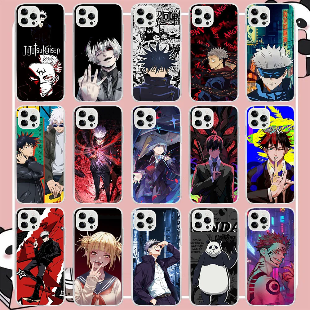 SK-38 Jujutsu Kaisen Silicone Case For Tecno POP 4 AIR 5 5P Camon 15 16 17 17P 18 18T 18P 18i 19 Premier Neo Pro