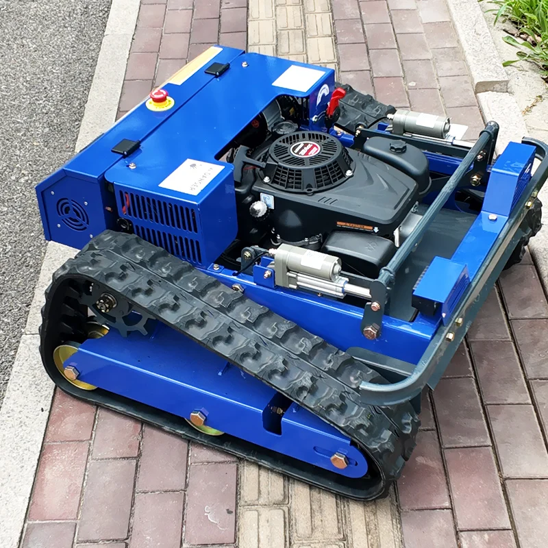 Maßgeschneiderter, hochwertiger, ferngesteuerter Viertakt-Rasenmäher, selbstfahrender, effizienter Garten-Rasen-Unkrautroboter