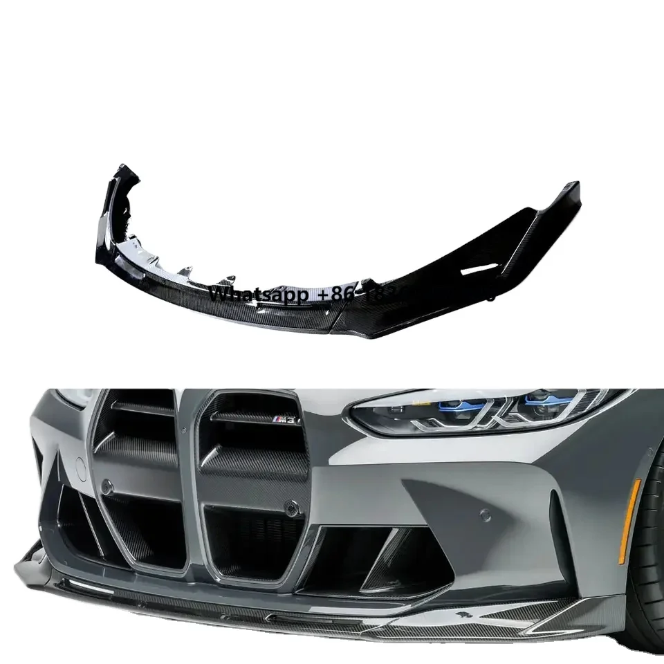 

Front Skirt for 3 Series G80 M3 Coupe 2-Door 2021-2022 3pcs/set Carbon Fiber Front Spoiler Lip