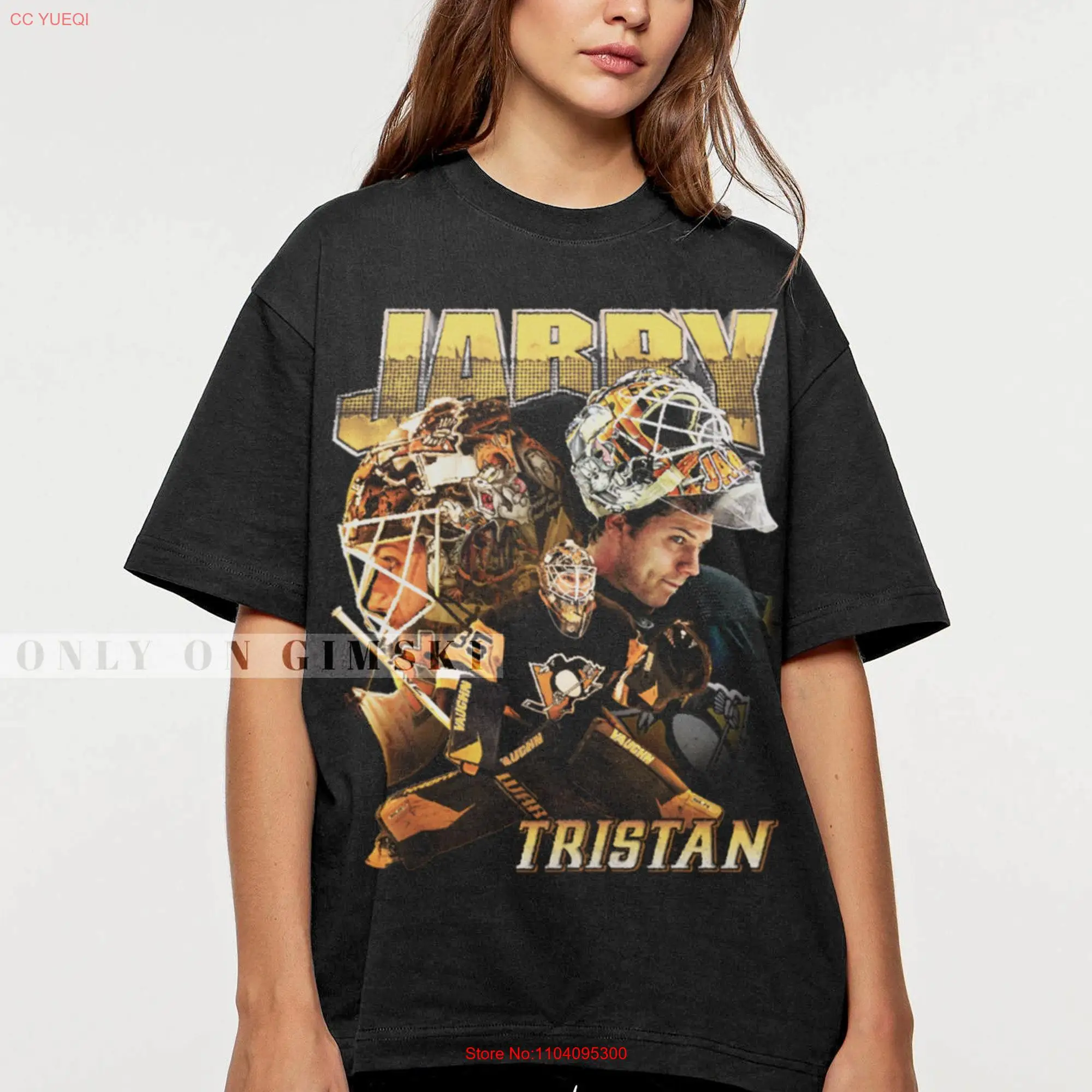 Tristan Jarry T Shirt Vintage Bootleg Retro SweaT For Women and Man GSK77 long or short sleeves