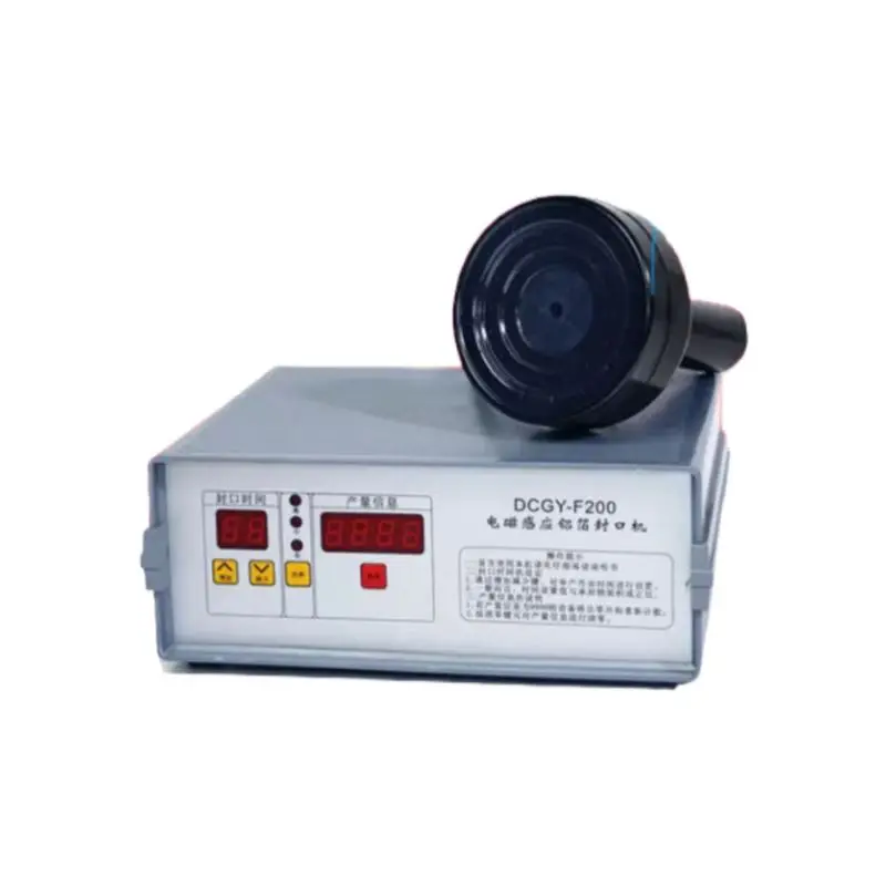 

F200 Semi-Automatic Sealing Machine for Plastic Bottles Aluminum Foil Film Cap for Glass and Paper Packaging