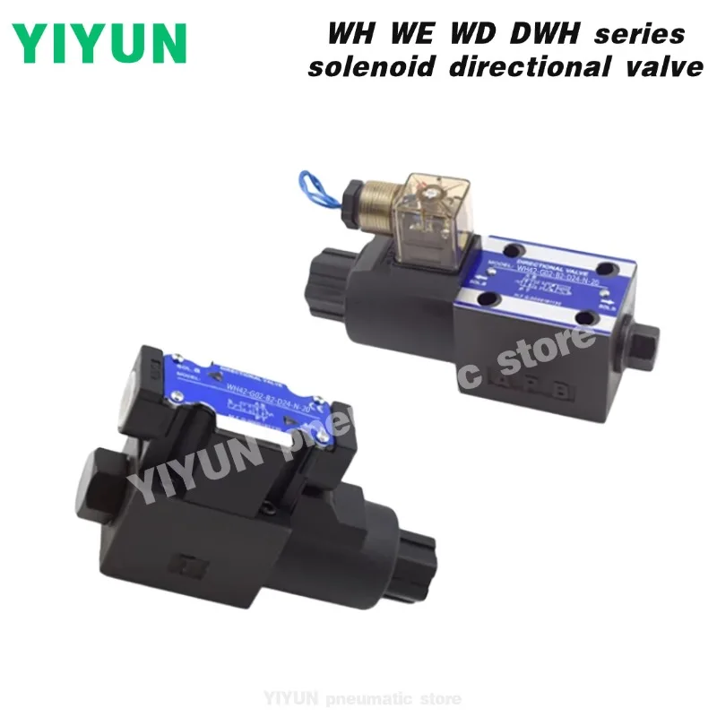 1pc Directional Solenoid Valve WE-2B2-02G-D2-30 WE-2B2-02G-D2-20 WE-3C2-02G-D2-30 WE-3C2-02G-D2-20  WE DWH Series