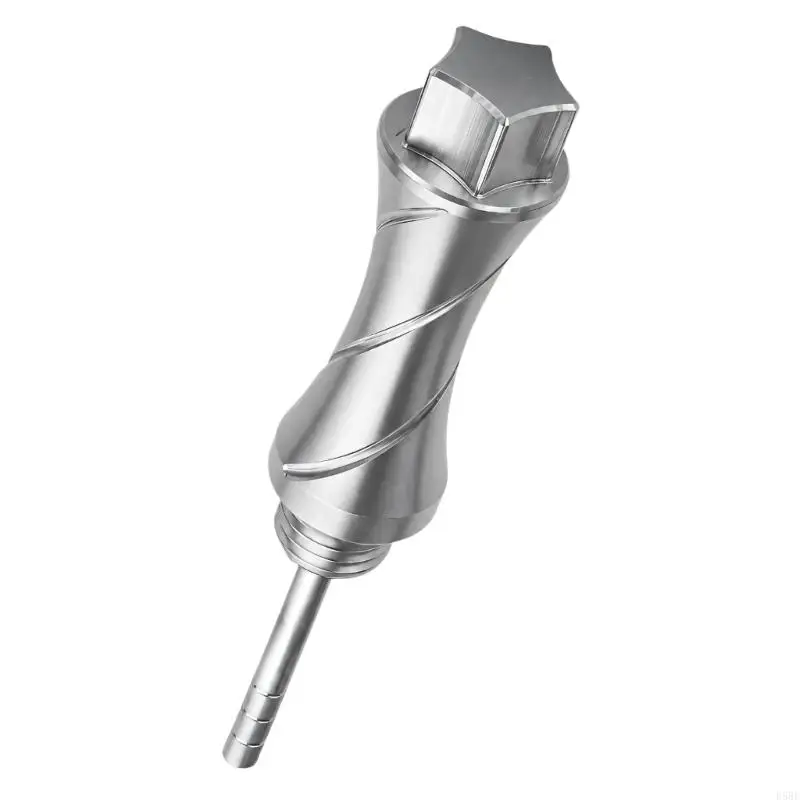 D5BE Oil Level Dipstick for Motorcycle Engines with Machined Aluminum