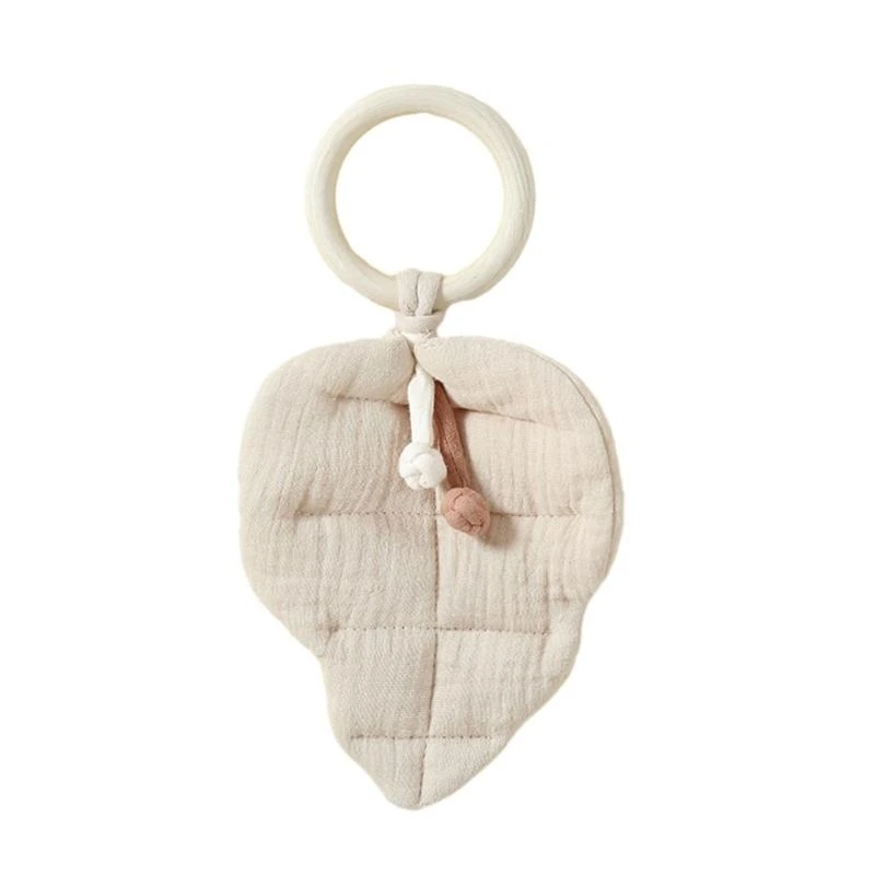 J15U لعبة أطفال لحاف للأطفال على شكل ورقة شجر هدية لحديثي الولادة هدية للأولاد والبنات #3