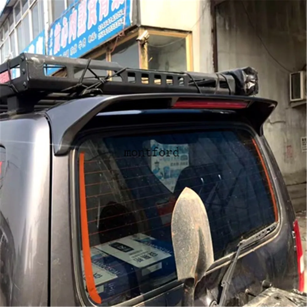 Dla SUZUKI JIMNY Spoiler 2007-2017 SUZUKI JIMNY wysokiej jakości materiał ABS tylny spojler samochodu podkład kolor tylny Spoiler