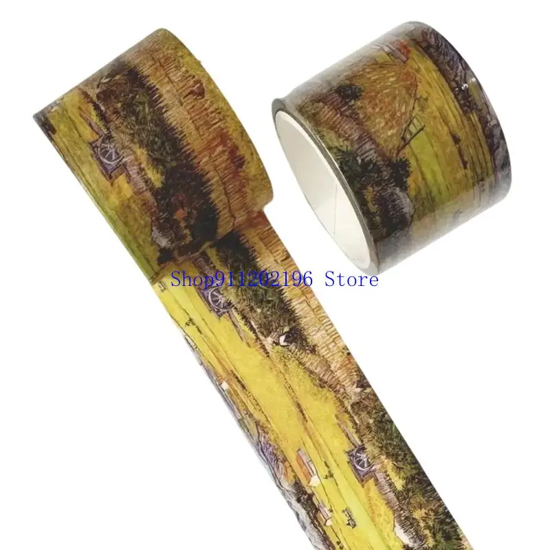 P82A سكرابوكينغ شريط مزخرف 30 مم شريط طباعة زيتي عريض لسكرابوكينغ