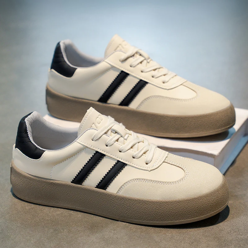 أحذية تدريب ألمانية جديدة للرجال لعام 2025، أحذية كاجوال فورست الأمريكية الرجعية، أحذية رياضية ذات نعل سميك