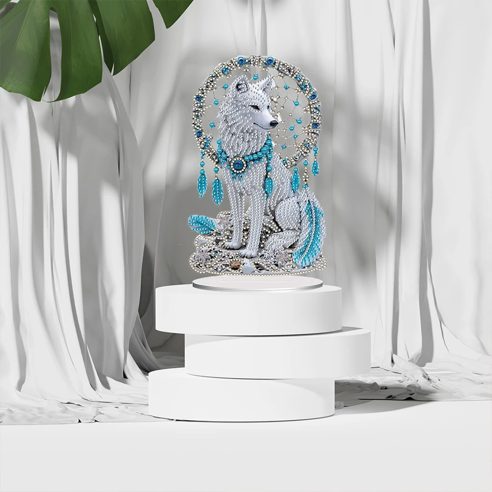 

Набор настольных украшений для алмазной живописи специальной формы с животными, наборы украшений для алмазной живописи на столешнице для декора домашнего офиса