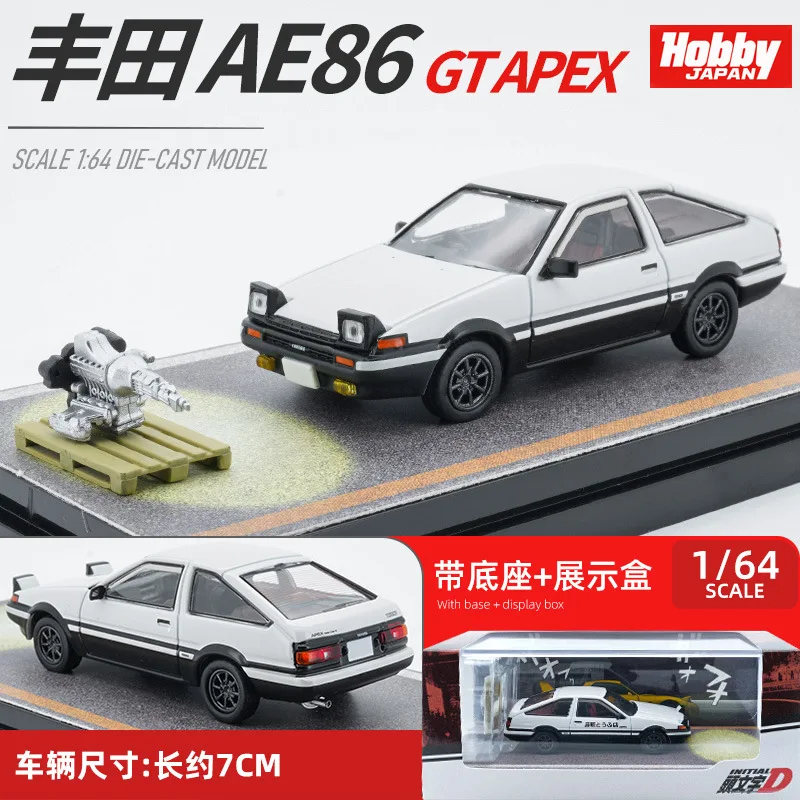 1/64 تويوتا Ae86 Ae 86 الأولي D Toretta هوندا سيفيك Eg6 على سبيل المثال 6 محاكاة ثابتة سبيكة سيارة لعبة مجسمة جمع عرض هدية