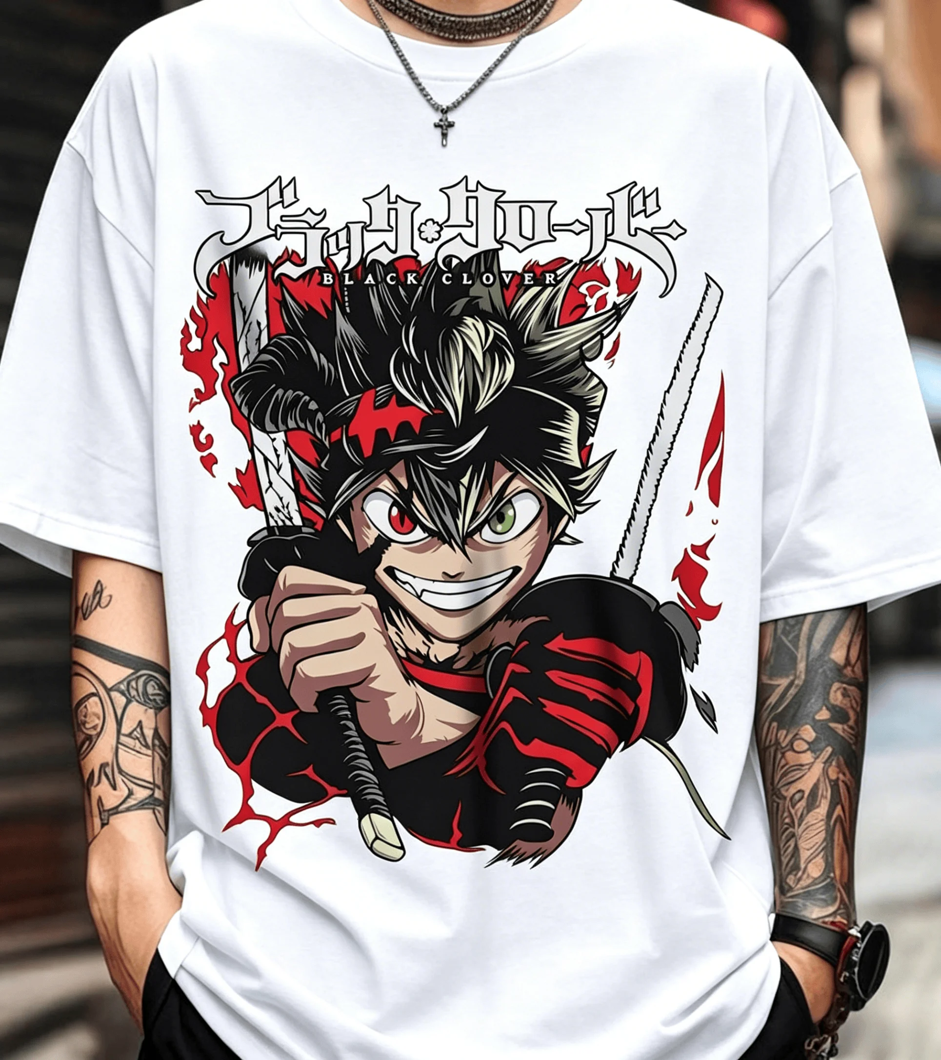 Anime Black Clover Asta Graphic 2026 New Unisex T Shirt Cotton Men's Women's Popular Fashion Fan Oversized Tshirt Streetwear