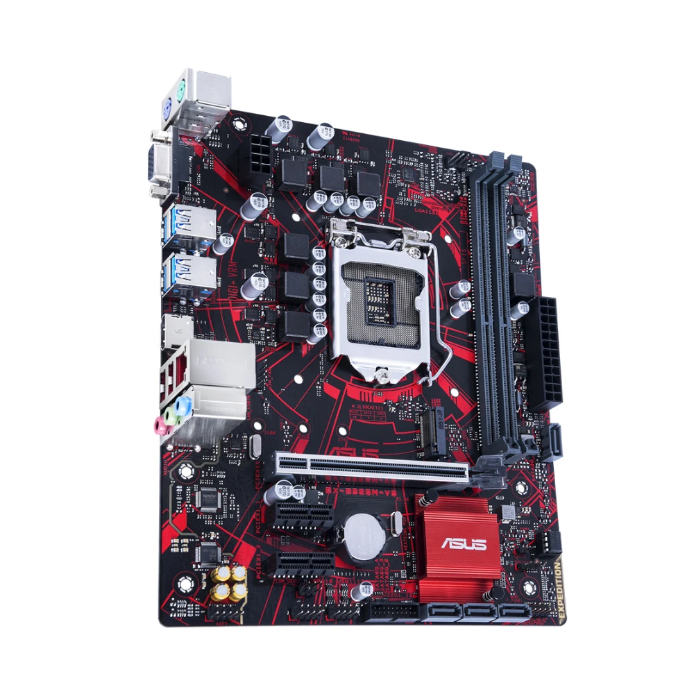 Placa base ASRock B365M LGA 1151 Intel B365 DDR4 2666 compatible con procesadores Intel Core de 9.a y 8a generación PCIe 3,0 USB 3,1 Micro ATX
