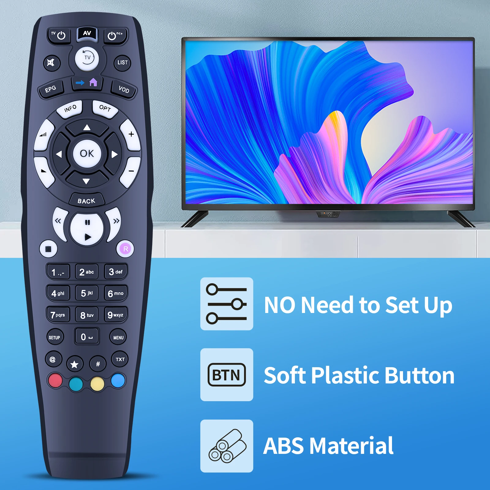 Neu für NC+ Fernbedienung für Pilot Decoder nBox Recorder MediaBox UltraBox TurboBox