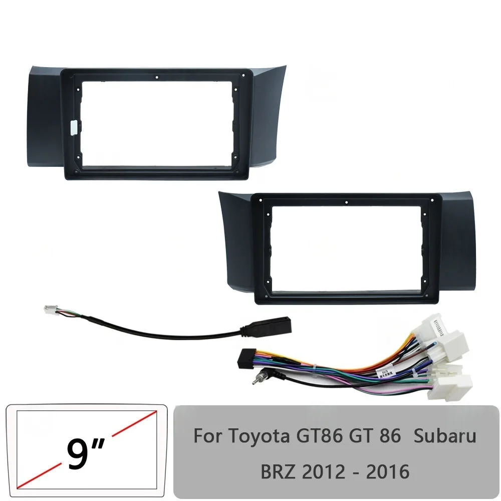 

Автомобильный радиоприемник Android для Toyota GT86 GT 86 Subaru BRZ 2012-2016, 9-дюймовый разъем жгута проводов стерео панелью, кабель питания