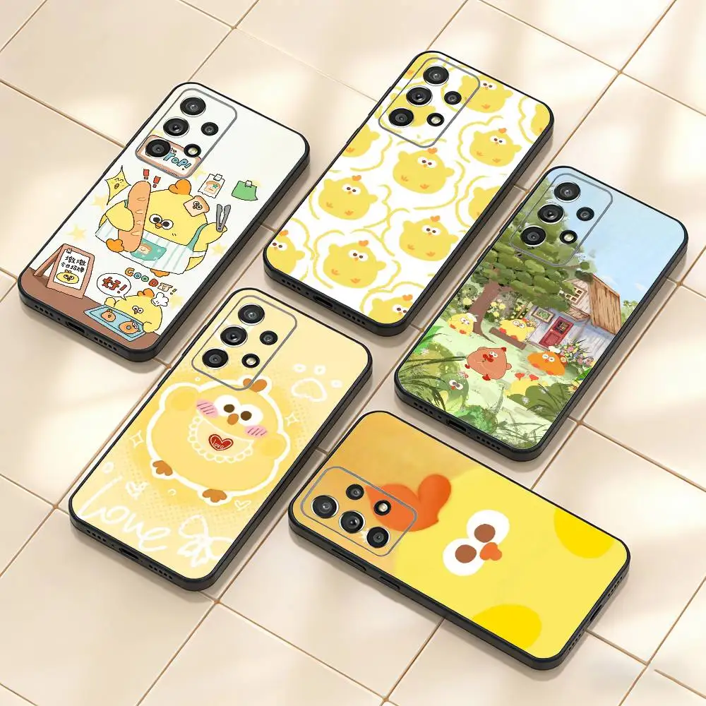 

D-un D-un Chicken Phone Case For Samsung S25,S24,S21,S22,S23,S30,Ultra,S20,Plus,Fe,Note,10,9,5G Black Cover