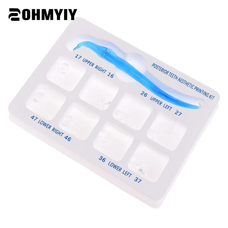 

Dental Posterior Teeth Aesthetic Printing Mould Kit For Light Cure Composite Restoration Filling Tools