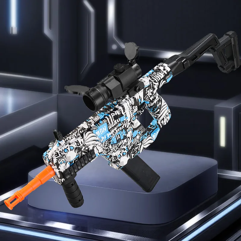 2026 New Model Short Sword Toy Gun Capable of Firing 7-8mm Gel Bullets with Electric and Manual Functions, 7.4V Powerful Battery, and Sub Charging Cable