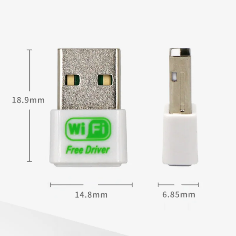 อะแดปเตอร์ไร้สาย Mini USB Wifi การ์ดเครือข่าย Wifi LAN 802.11n สําหรับพีซีเดสก์ท็อปคอมพิวเตอร์ไดร์เวอร์ฟรี