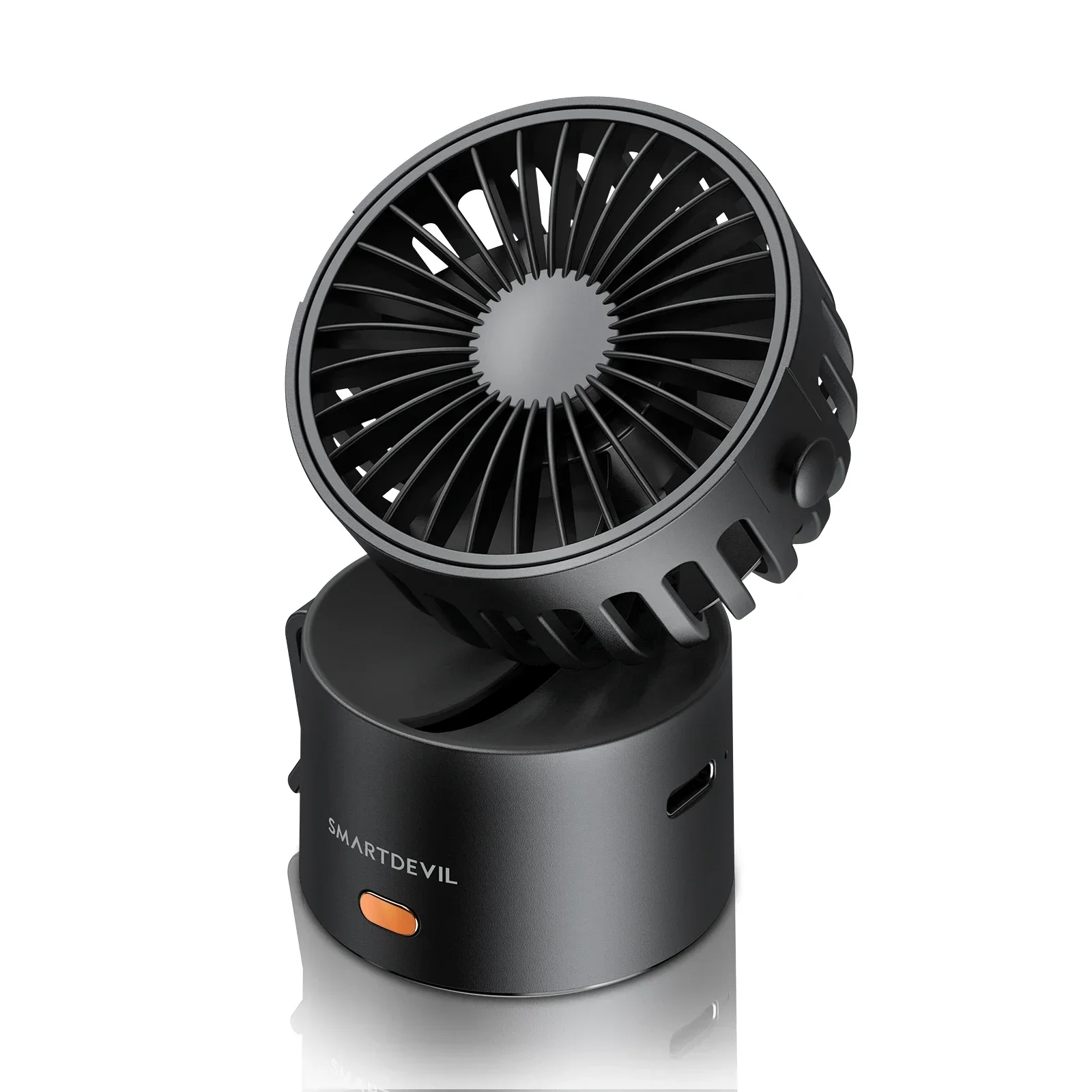SmartDevil-ventilador portátil de mano, 1000mAh, motores duales, potente ventilador de escritorio, miniventilador para viajes al aire libre, oficina y hogar