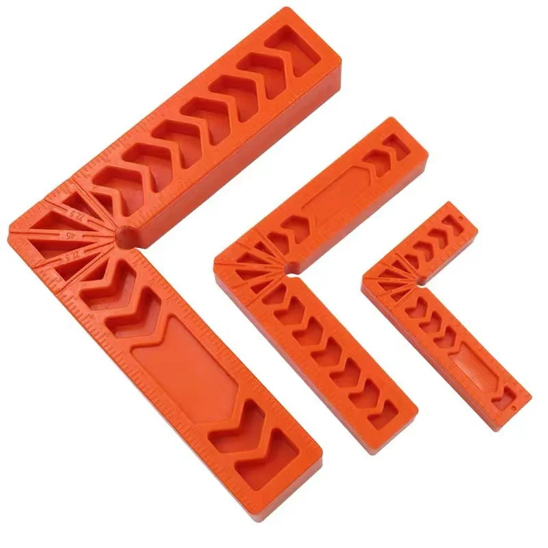 

AB34-3PCS Right-Angle Positioning Ruler 90 Degree Angle Ruler Carpenter's Marking Auxiliary Tool L-Type Fixed Tool Locator