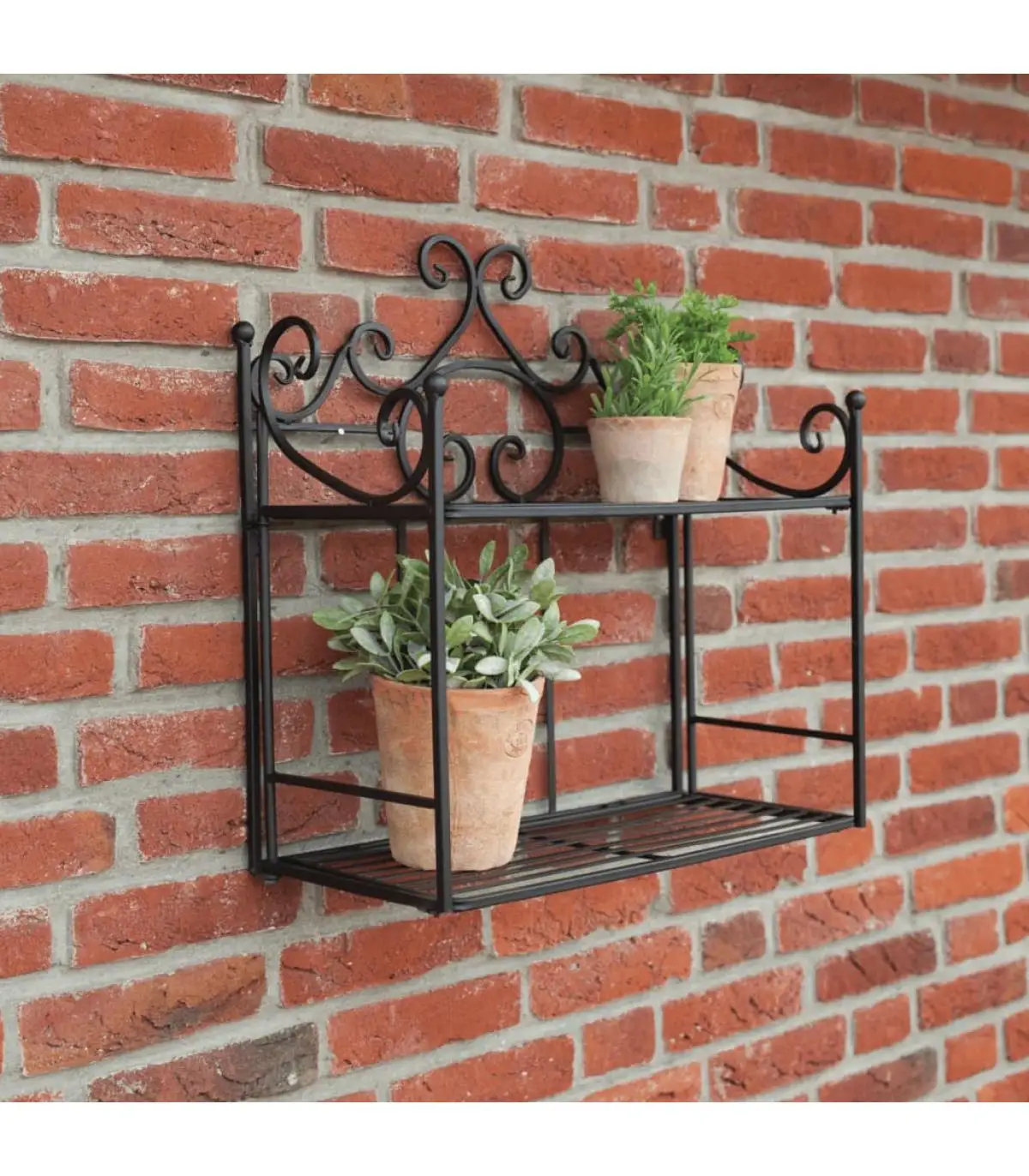 Esschert Design flowerpot holders folding wall shelf