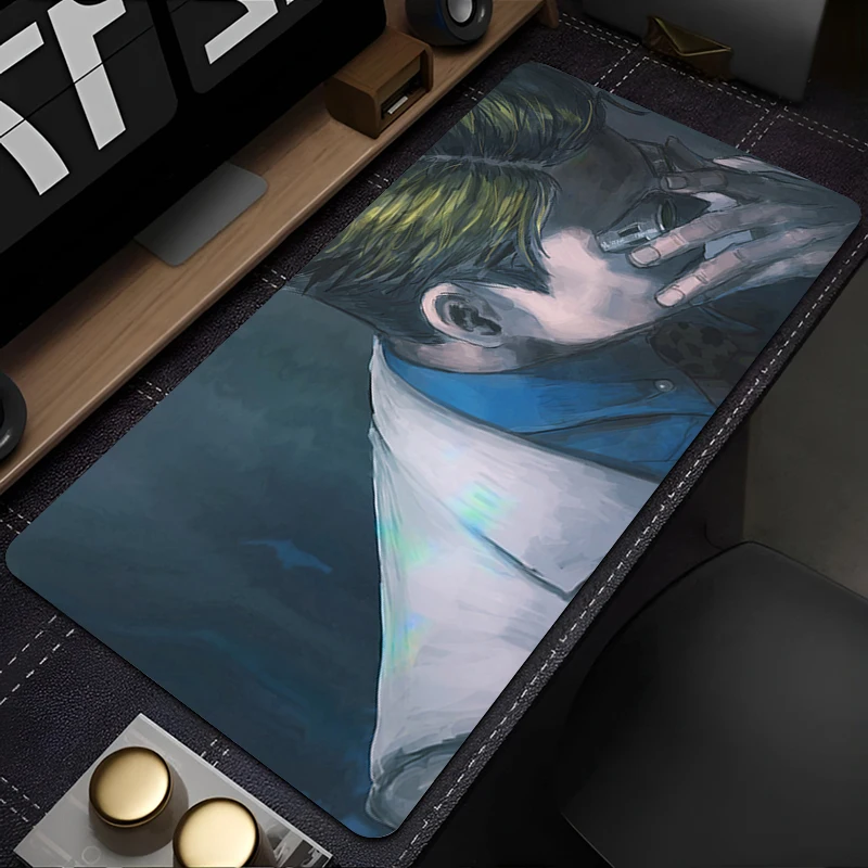 Anime Gaming Mouse Pad Multi Size Table Keyboard Pad Mousepad Computer Play Mat Rubber Mausepad Jujutsu Kaisen Nanami Desk Mat