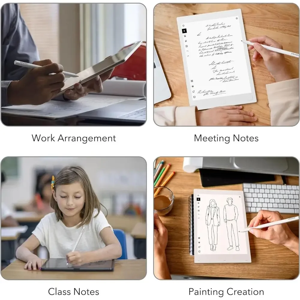 Puntas de bolígrafo de aleación de titanio, repuesto de presión 4096 con pinzas, accesorios de repuesto para Notável 2/BOOX/iReader/Lamy AL-Star