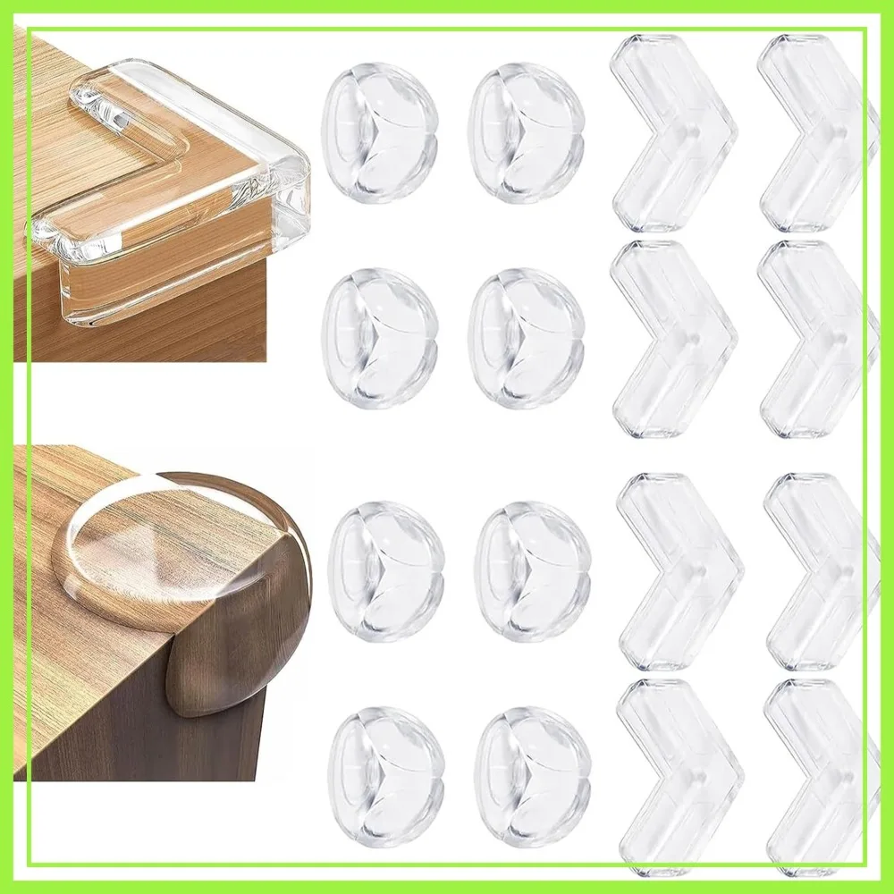 

16 PCS Corner Protectors Baby Proofing, Clear Furniture Edge Guards for Tables