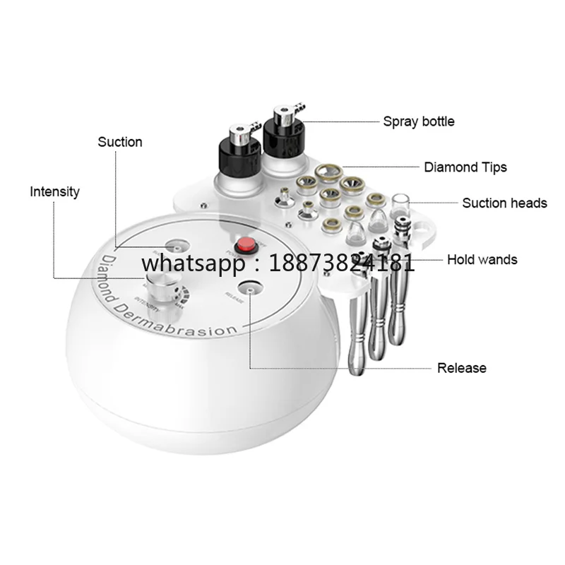 Diamond Dermabrasion Facial Machine Oxygen Jet Hydro Therapy Beauty Aqua Peel Microdermabrasion Hydrating fast shipping