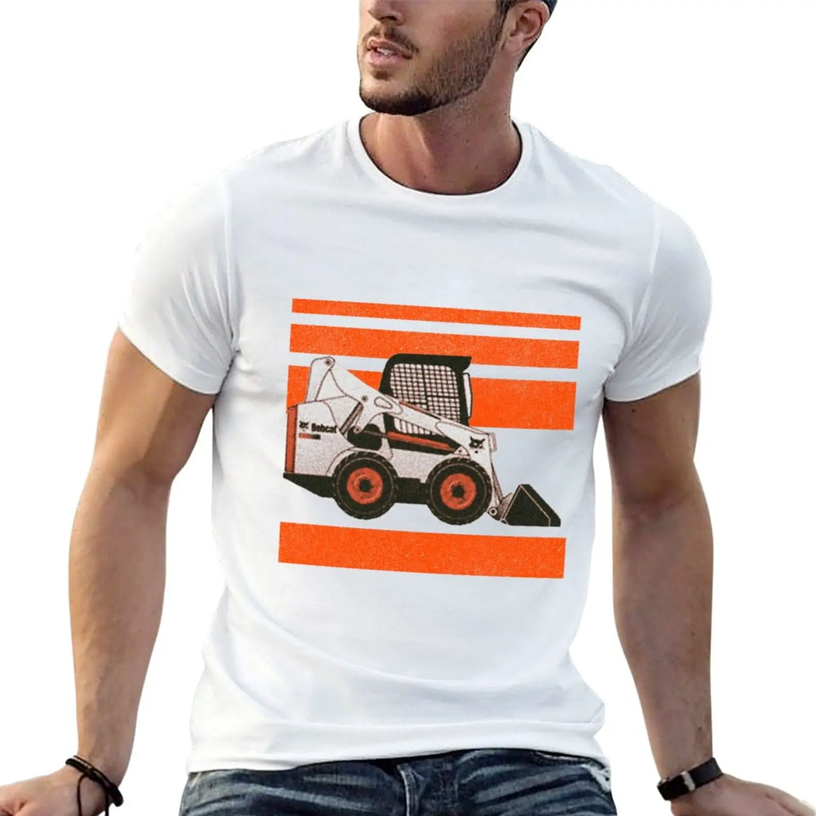 

Bobcat Skidsteer T-Shirt man t shirt summer anime t shirts for man T-Shirt