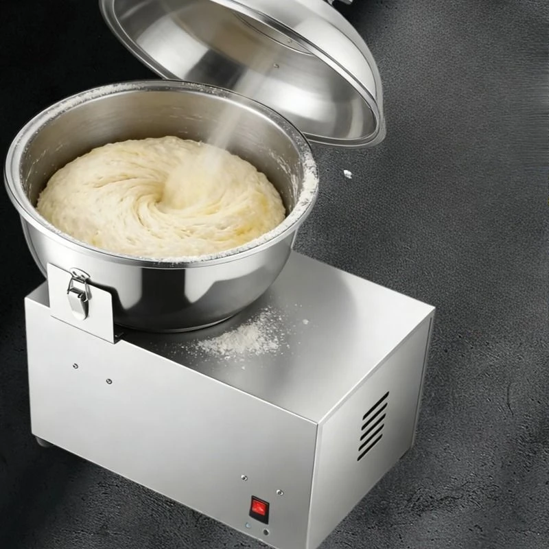 New basin stainless steel dough machine household 6/10/16 catties commercial electric small kneading