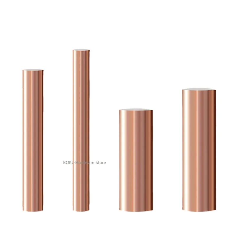 6~25mm Dia Purple Copper Rod Solid Pure Red Copper bar Mold Copper rod