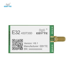 LoRa Spread Spectrum Module 433MHz EBYTE E32-433T33D Long Disctance 16km 33dBm SMA-K DIP UART Air-Wake up Wireless Module