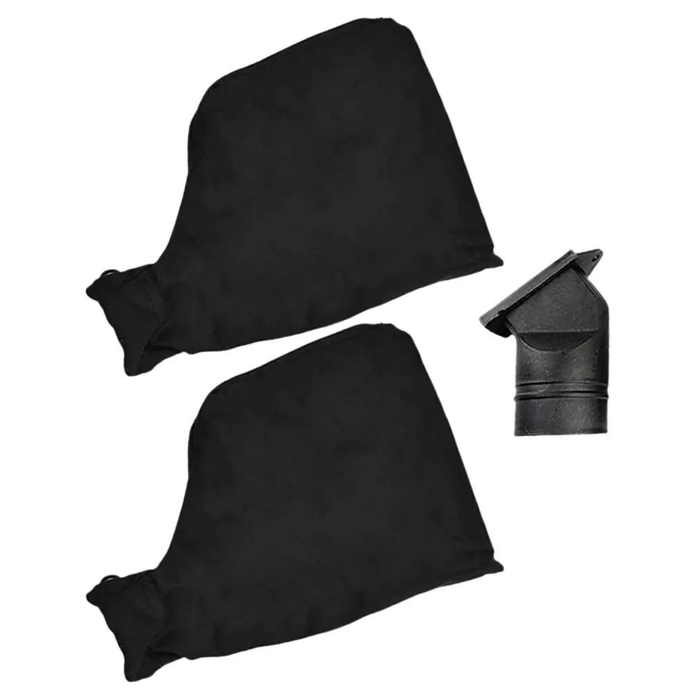 

2pcs Saw Dust Collectors For Woodworking Bag Collector Dust proof Saw Table Black Zipper Designed Miter Hood Woodworking