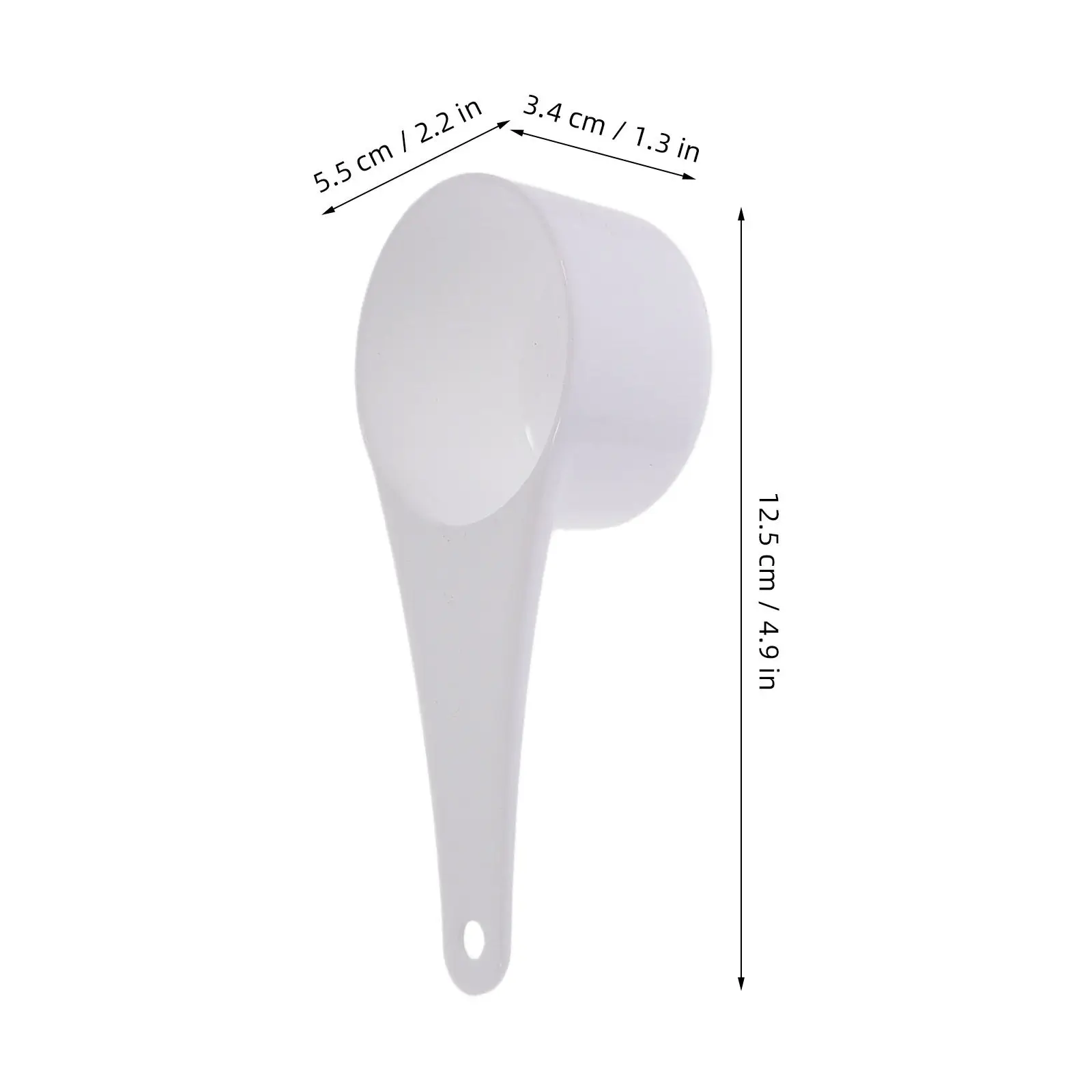 20Pack Laundry Detergent Scoop Precise Measuring Spoon for Powder Liquid Detergent 30G Flat Dosing for Laundry Room Bucket Use
