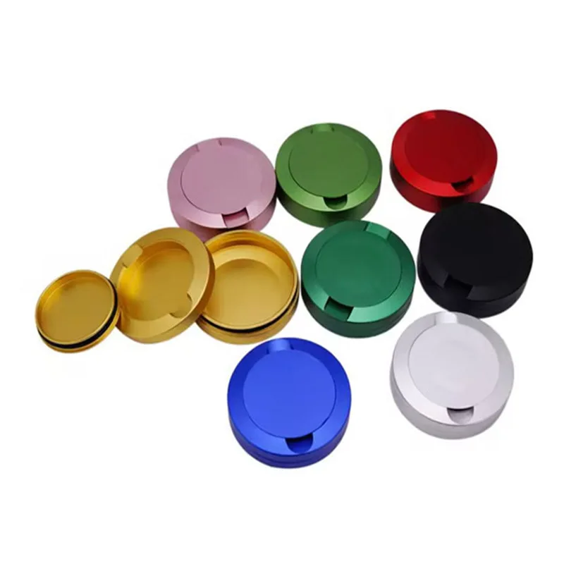 

Custom High Quality CNC Aluminum Metal Empty Snus Snuff Cans Box Parts