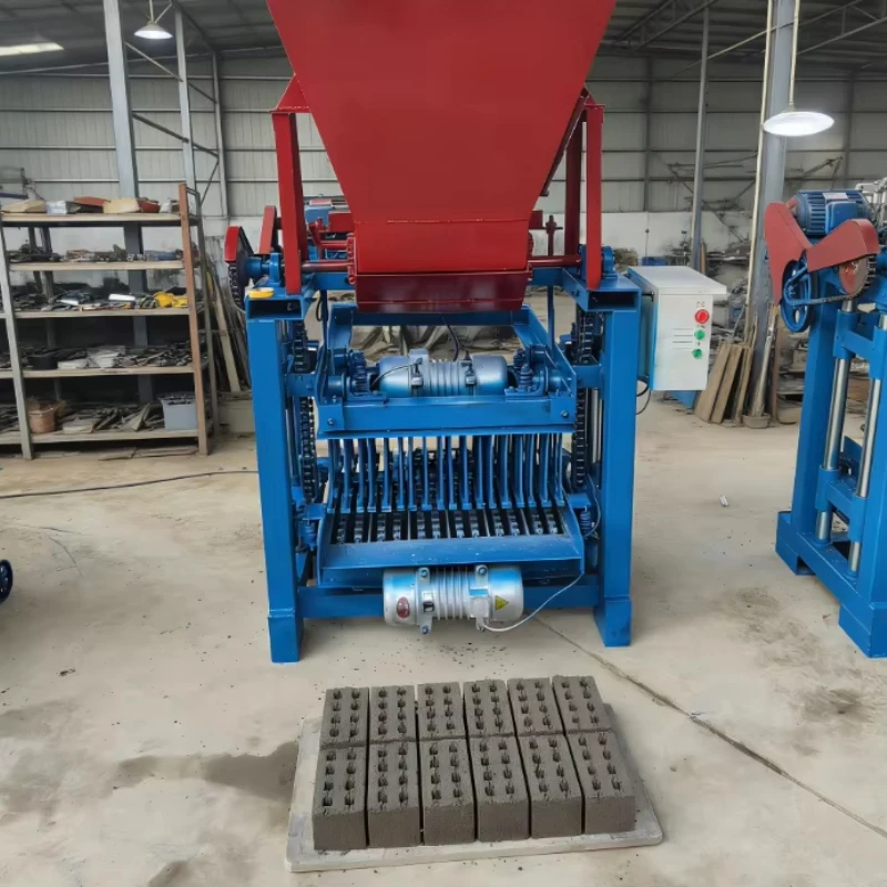 Automatic Brick Making Machinery Concrete Block Machine Clay Cement Interlock Manual Red Mud Fly Ash Bricks Making Machine Sale