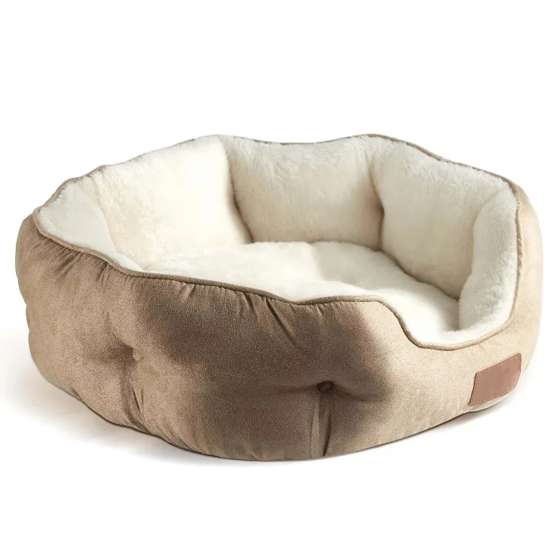 

Hot Sale Eco-Friendly Solid Pattern Sofa Bed Nest Durable Pet Bed for Dogs All Sizes Breathable Removable Washable Winter Four