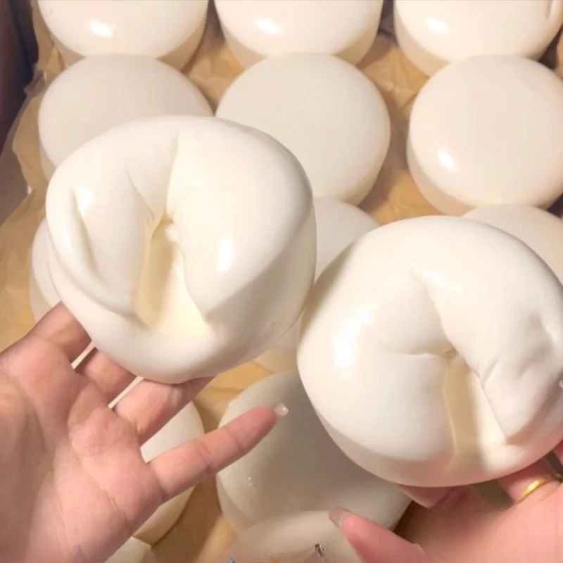 Taba Squishy Yogurt Cake Bread, Juguete Sensorial de Compresión de Levantamiento Lento, Suave, para Aliviar el Estrés, Antiestrés, para Adultos, Regalos Relajantes