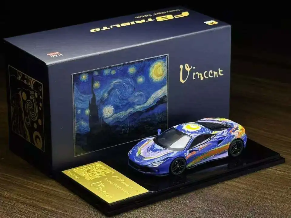 Металлическая модель автомобиля Ferrari F8 Tributo в масштабе 1:64 от Diecast Karium