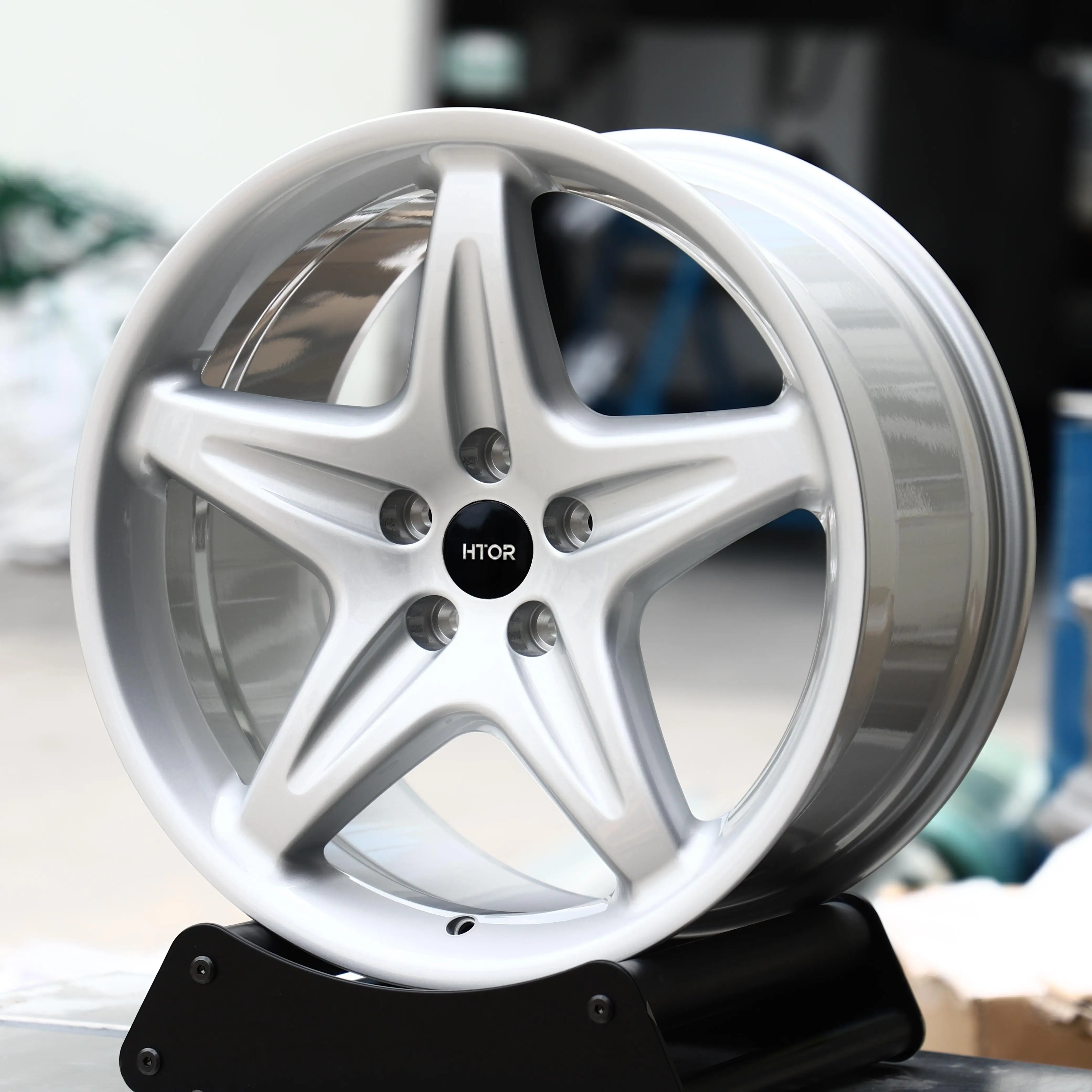 JT Custom 18x8.5 19x9.5 20x9 20x10 5x112 5X130 Classic 5-Star Forged Wheels Gloss Silver For 500E For SL65 For 190E SEC For GL42