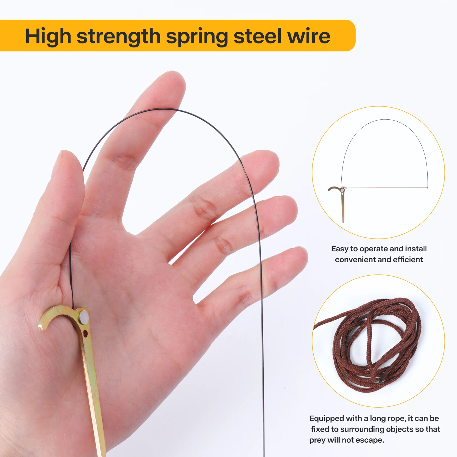 مصيدة الطيور المهنية للدجاج الدراج البرية بطة الحليب مالارد ربط أقدام الطيور لن تؤذيهم