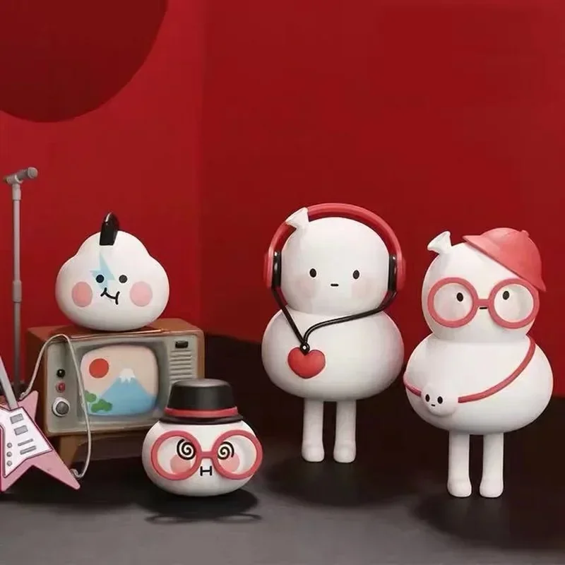 Pop Mart Bobococo Balloon Man Series  Blind Box Mystery Box Kawaii Ornaments Figurines Home Decor Desktop Model Dolls