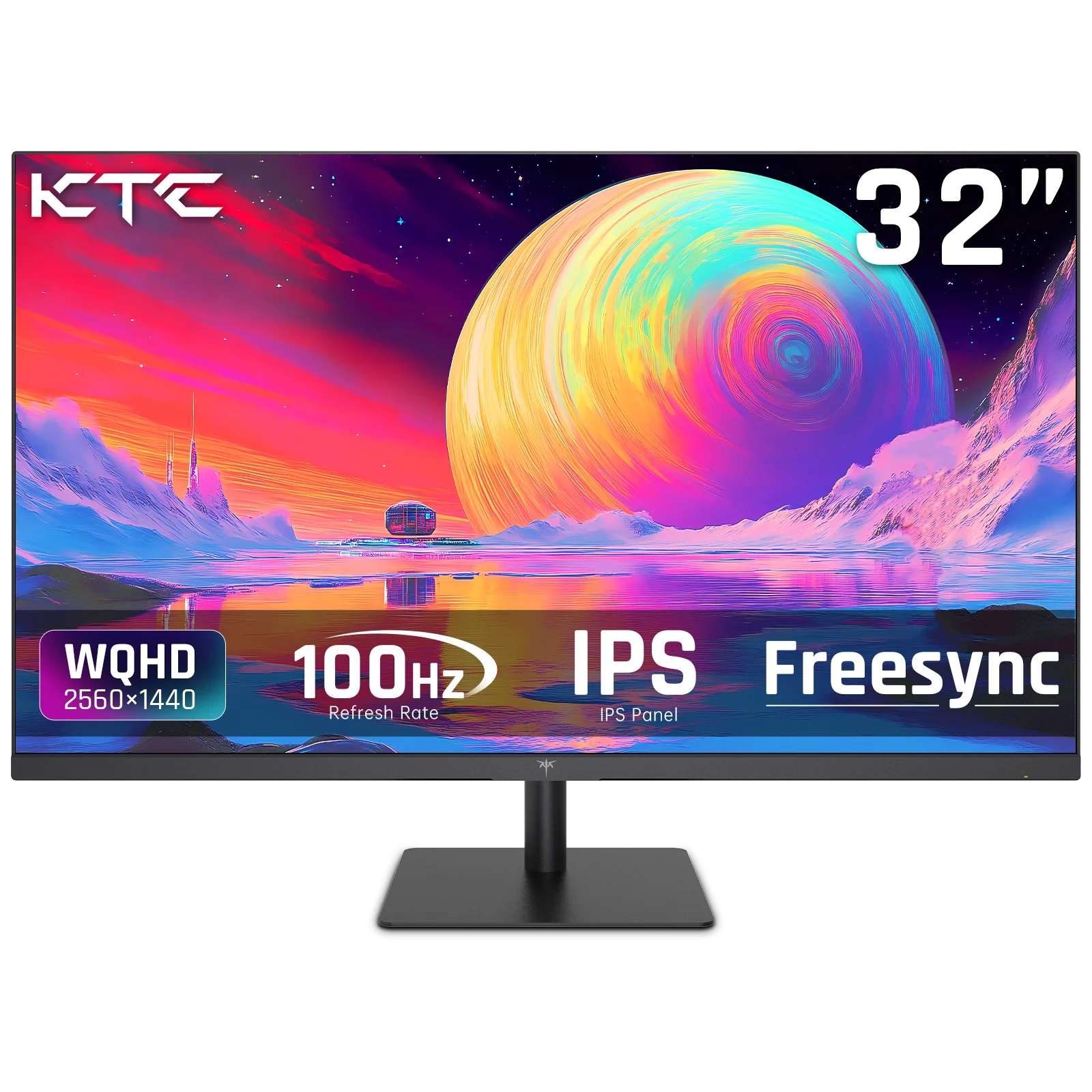 

KTC 32 Inch 2K Computer Monitor, IPS 1440p Monitor with Ultra-Thin Bezels, HDR10, Freesync/G-sync, HDMI/DP Ports